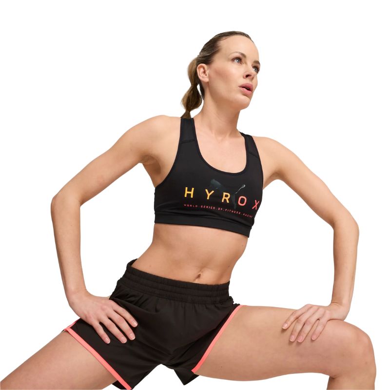 PUMA BRA RUN HYROX 4KEEPS BLACK (SS25)