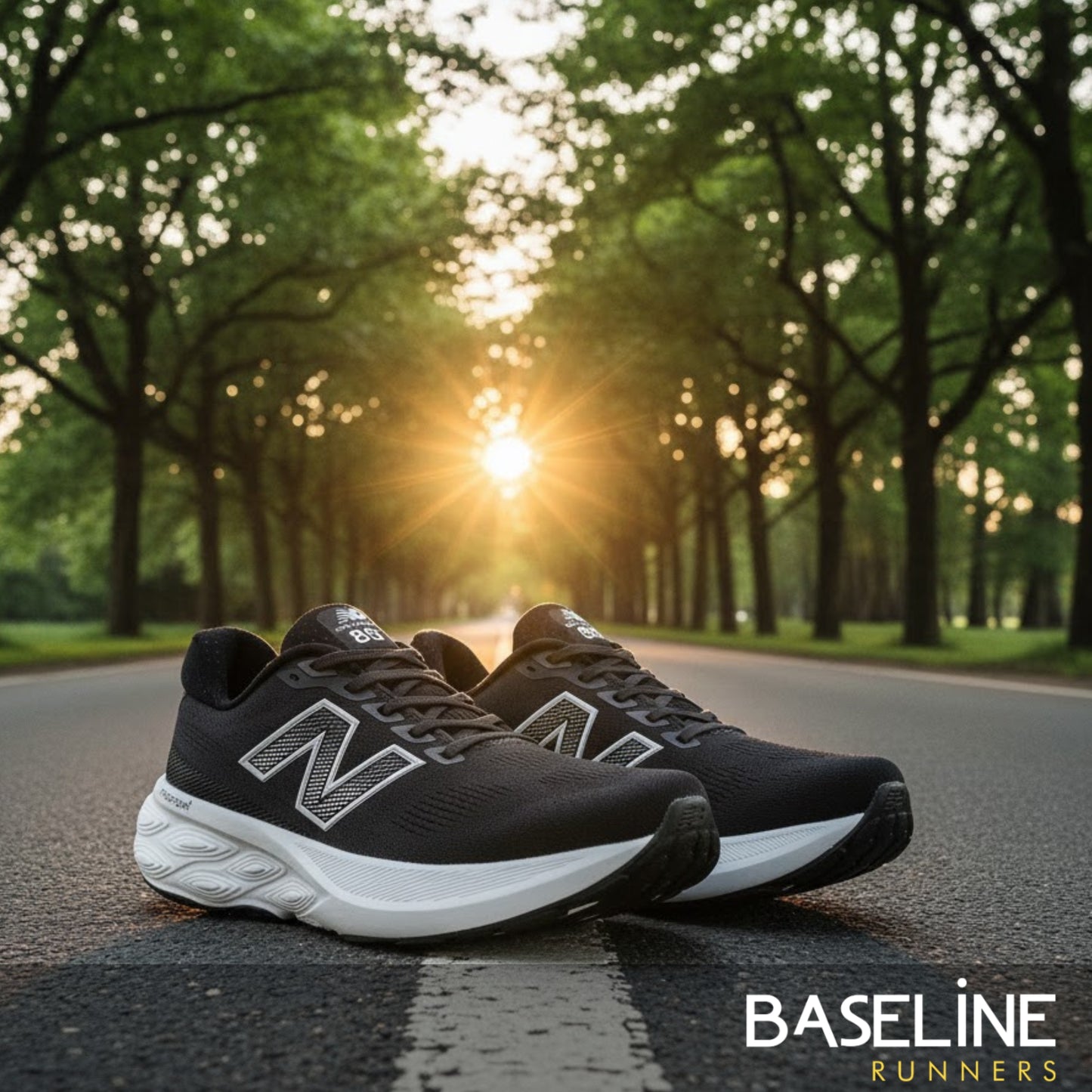 NEW BALANCE SHOE FRESH FOAM X 880v15 MN BLACK/WHITE/REFLECTION (AW25)