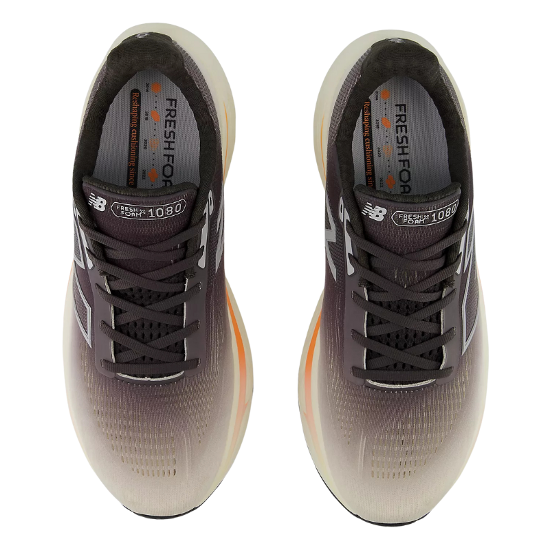 NEW BALANCE SHOE FRESH FOAM X 1080v14 MN BLACK CEMENT/ANGORA/MANGO (AW25)