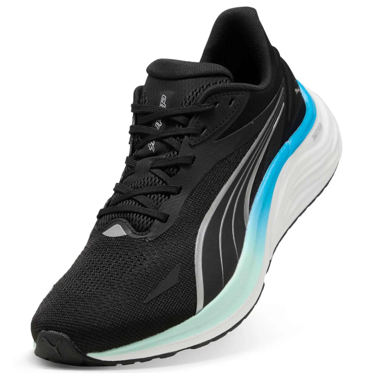 PUMA SHOE ELECTRIFY NITRO 4 MN BLACK/MINT/SPEED BLUE (AW25)
