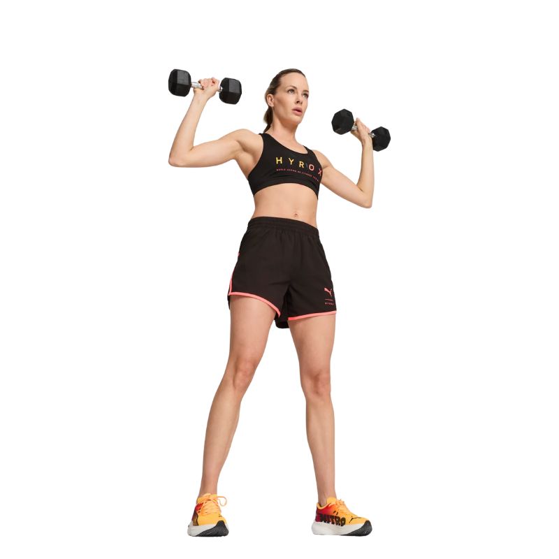 PUMA BRA RUN HYROX 4KEEPS BLACK (SS25)
