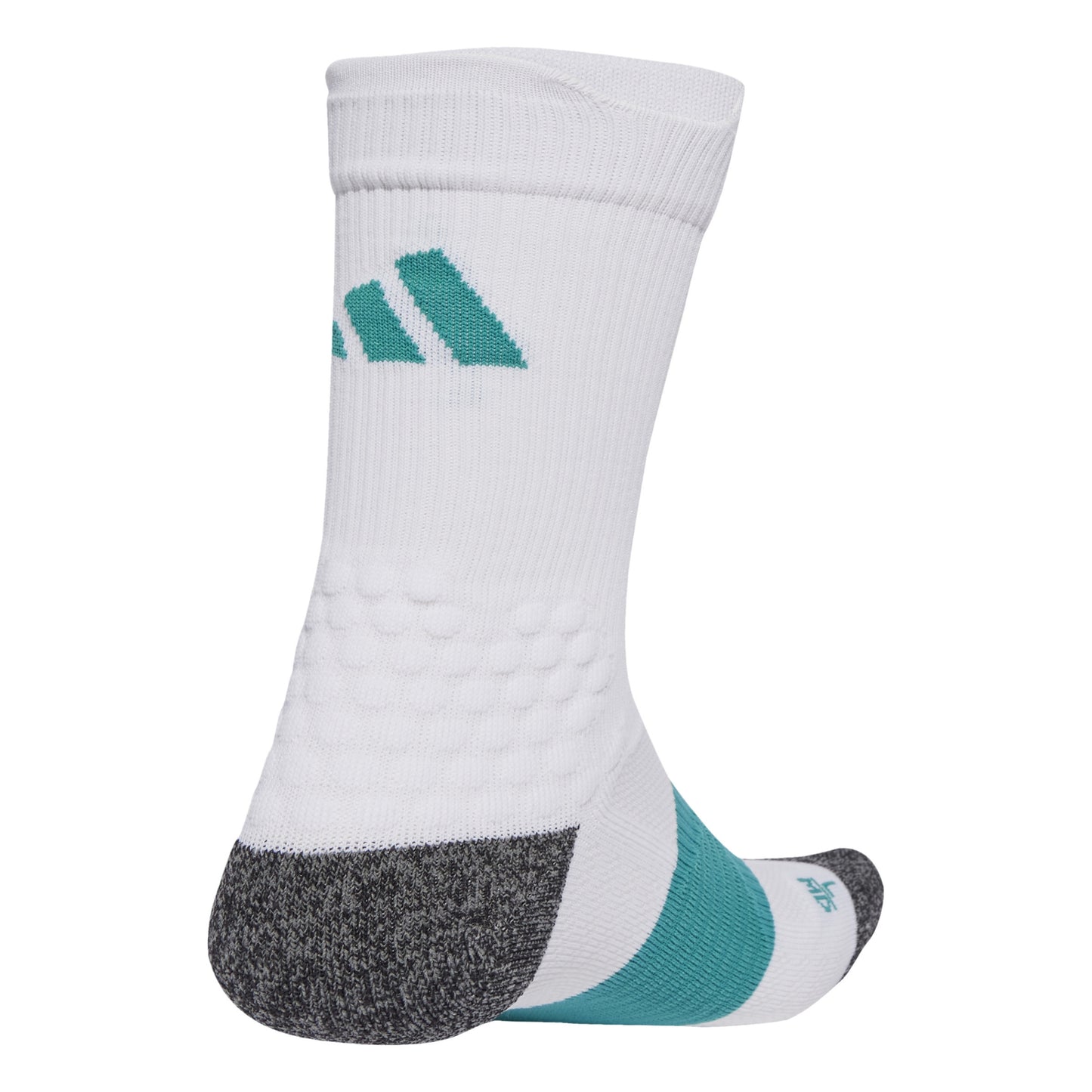 ADIDAS SOCK RUN X BOOST CUSHIONED WHITE/PURE TEAL (AW25)