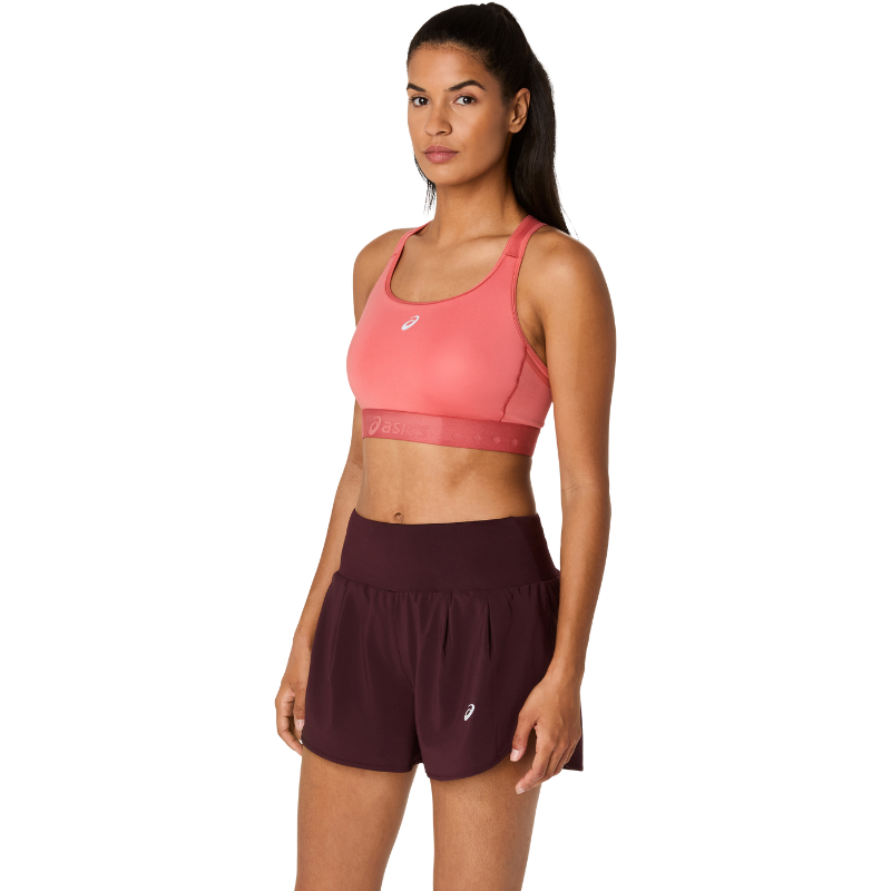ASICS BRA ROAD COMPRESSION WN DARK PINK CLAY (AW25)