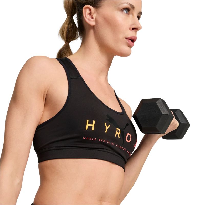 PUMA BRA RUN HYROX 4KEEPS BLACK (SS25)
