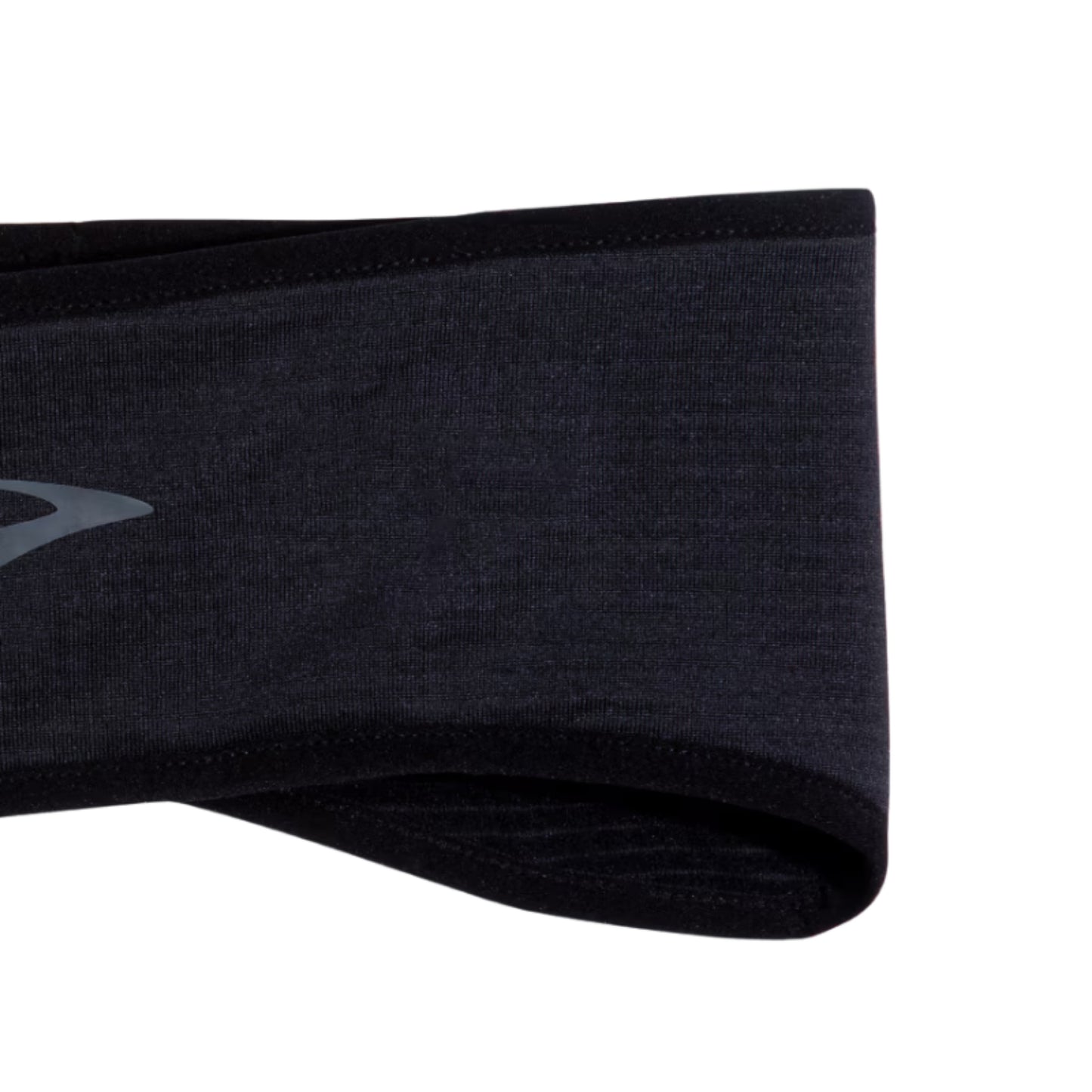 Close up of a black headband on a white background