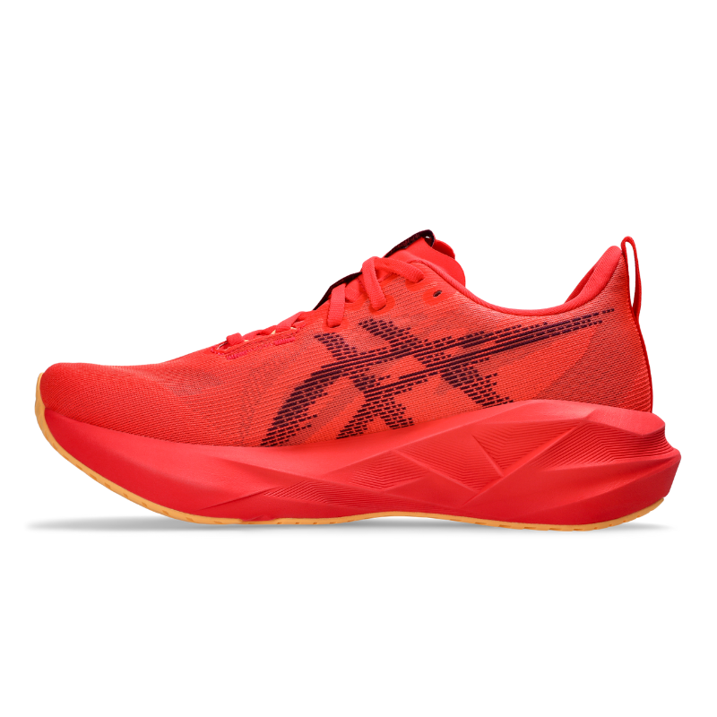 ASICS SHOE NOVABLAST 5 MN FLASH RED/EDO PURPLE (AW25)