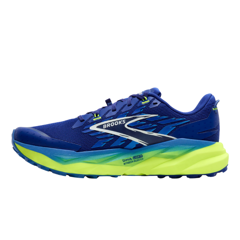 BROOKS SHOE CASCADIA 19 MN SURF THE WEB/NIGHTLIFE/WHITE (AW25)
