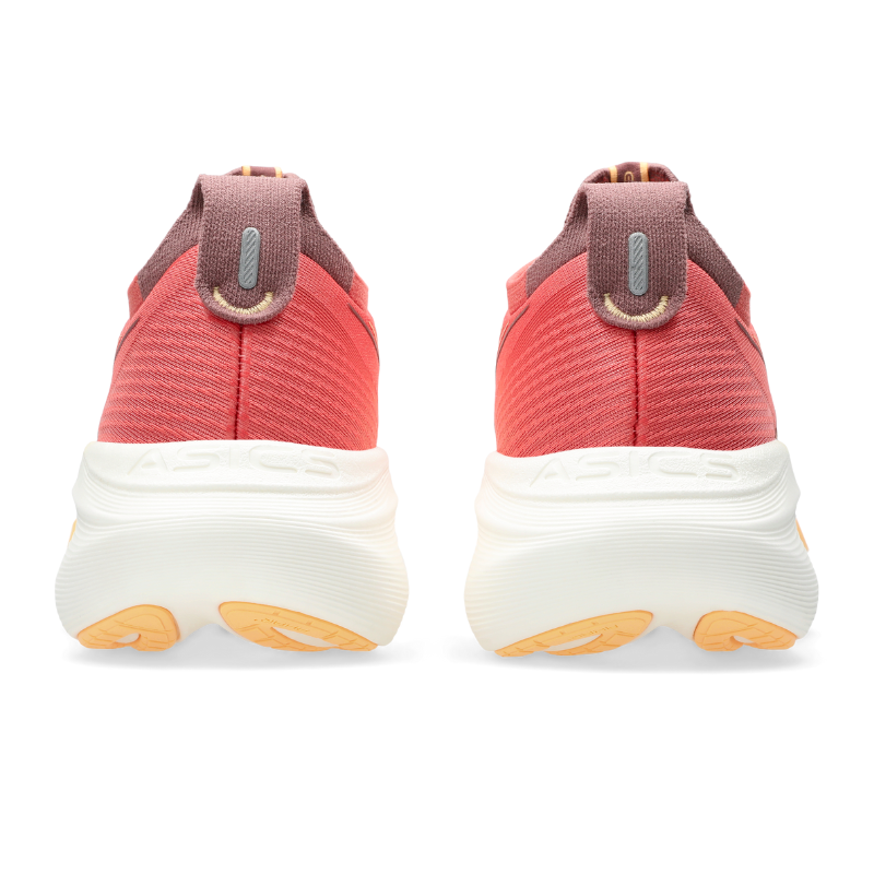 ASICS SHOE GEL-NIMBUS 27 WN DARK PINK CLAY/ORANGE GLOW (AW25)