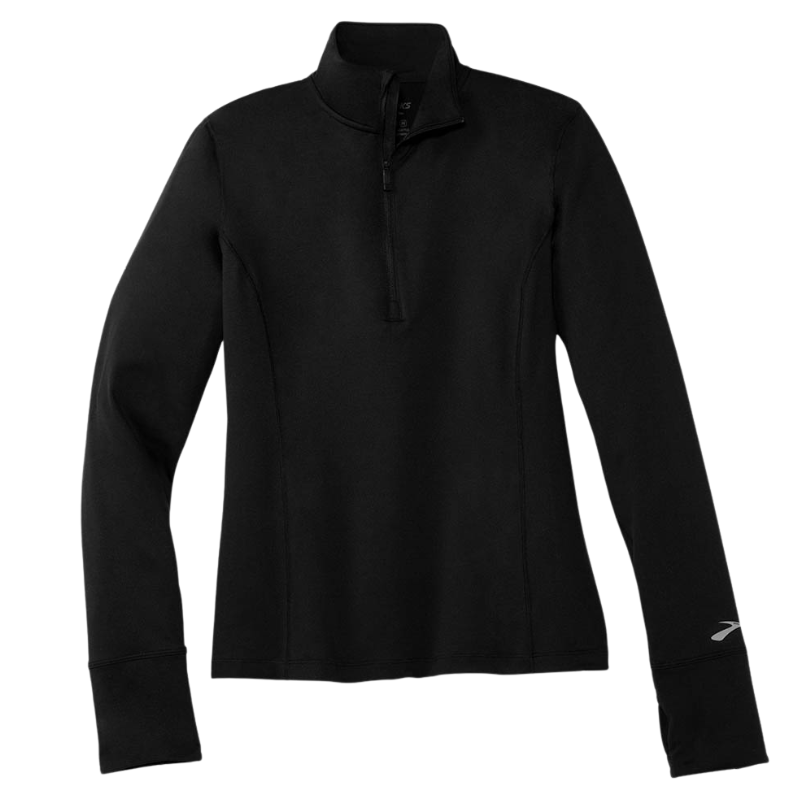 BROOKS TOP LONG SLEEVE DASH HALF ZIP WN