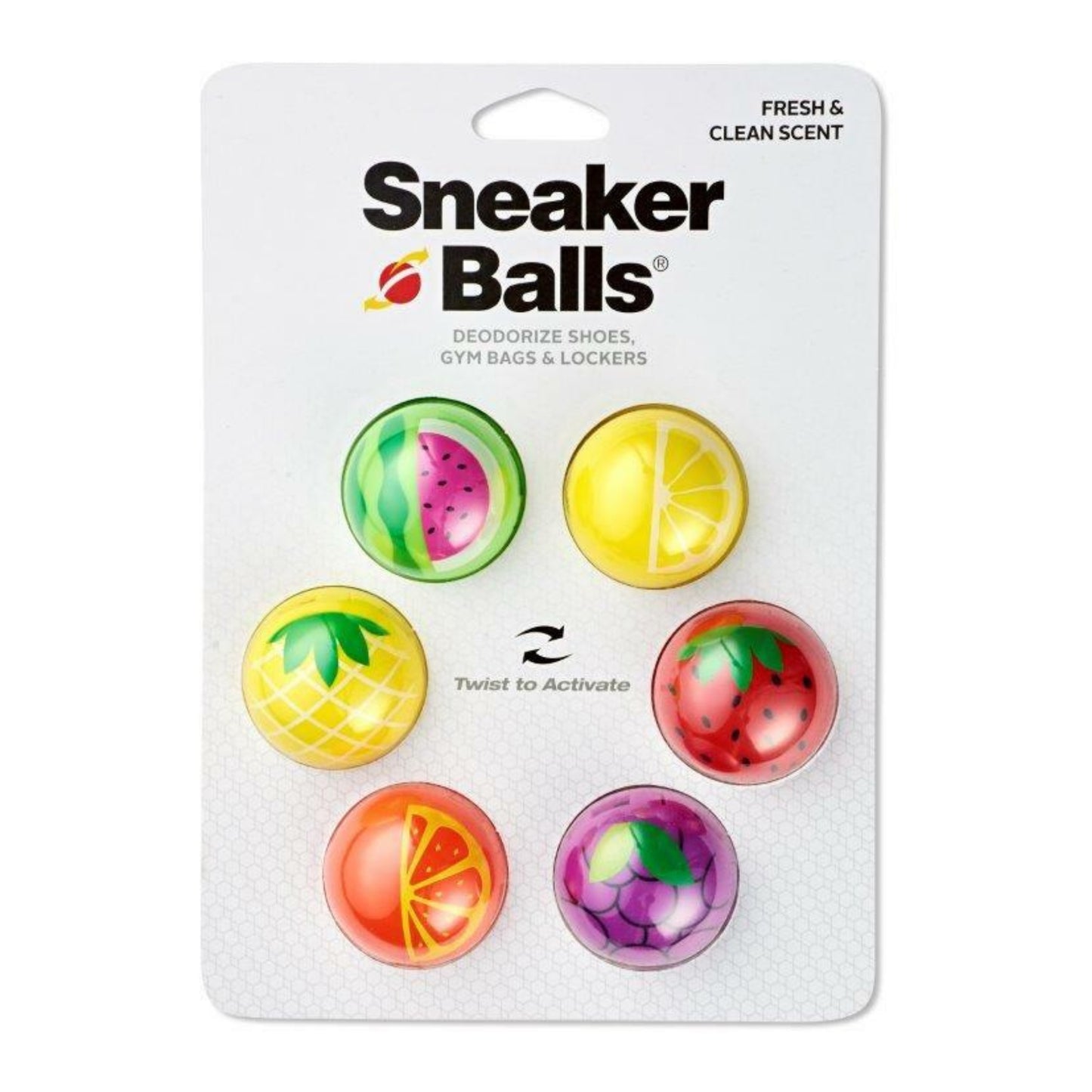 SNEAKER BALLS FRESHENER (6) FRUITASTIC