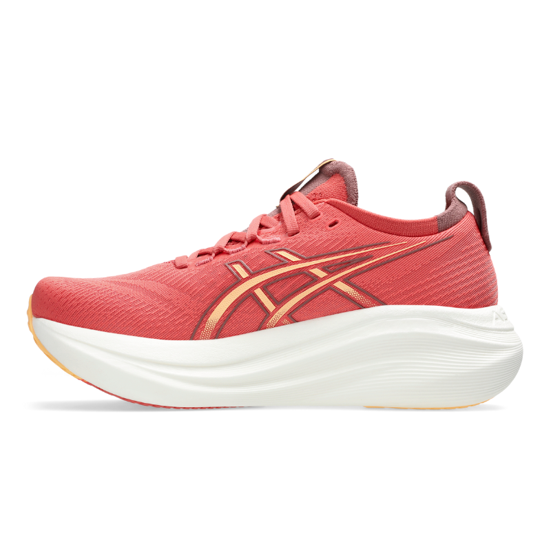 ASICS SHOE GEL-NIMBUS 27 WN DARK PINK CLAY/ORANGE GLOW (AW25)