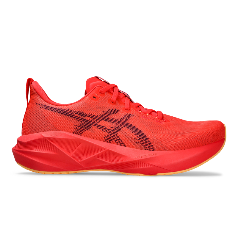 ASICS SHOE NOVABLAST 5 MN FLASH RED/EDO PURPLE (AW25)