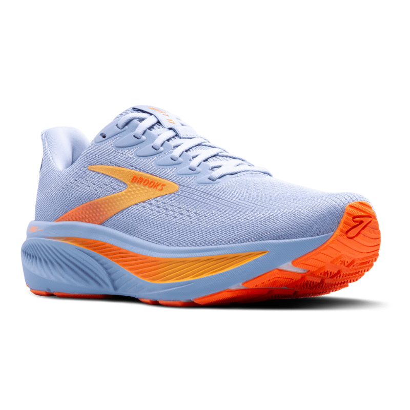 BROOKS SHOE GHOST 17 WN BLUE HERON/WHITE/ORANGE (AW25)