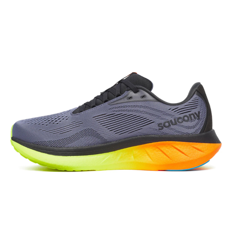 SAUCONY SHOE RIDE 18 MN SHADOW/VIZI/FONCE (AW25)