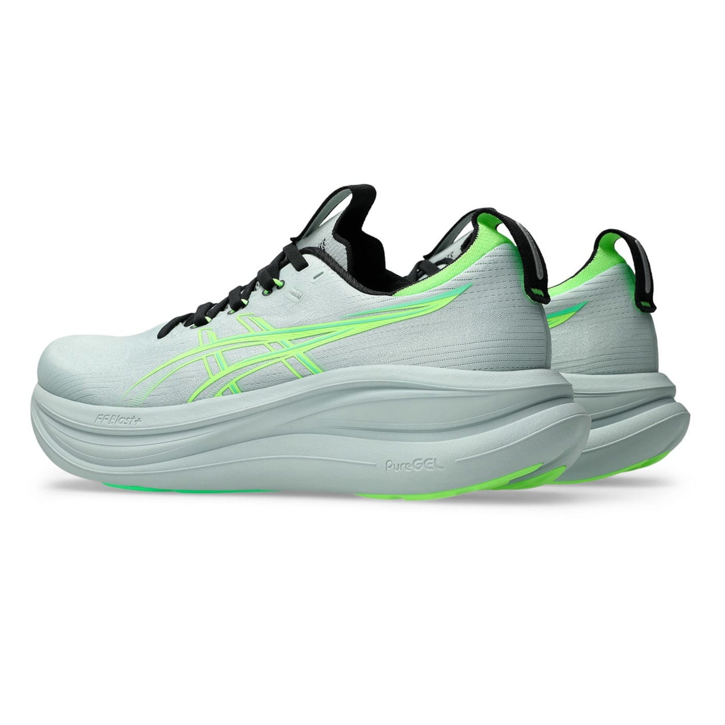 ASICS SHOE GEL-NIMBUS 28 MN COLD MOSS/ILLUMINATE GREEN (SS26)