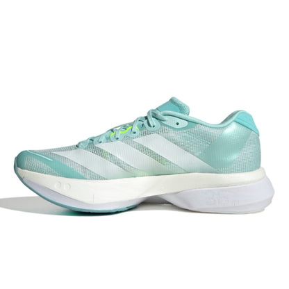 ADIDAS SHOE ADIZERO BOSTON 13 WN AQUA/METALLIC/LUCID LEMON (AW25)