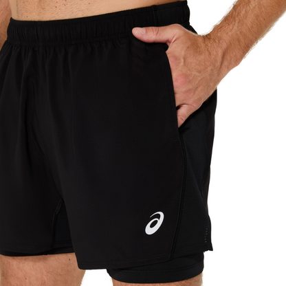 ASICS SHORT CORE 2-IN-1 5INCH MN BLACK (AW25)