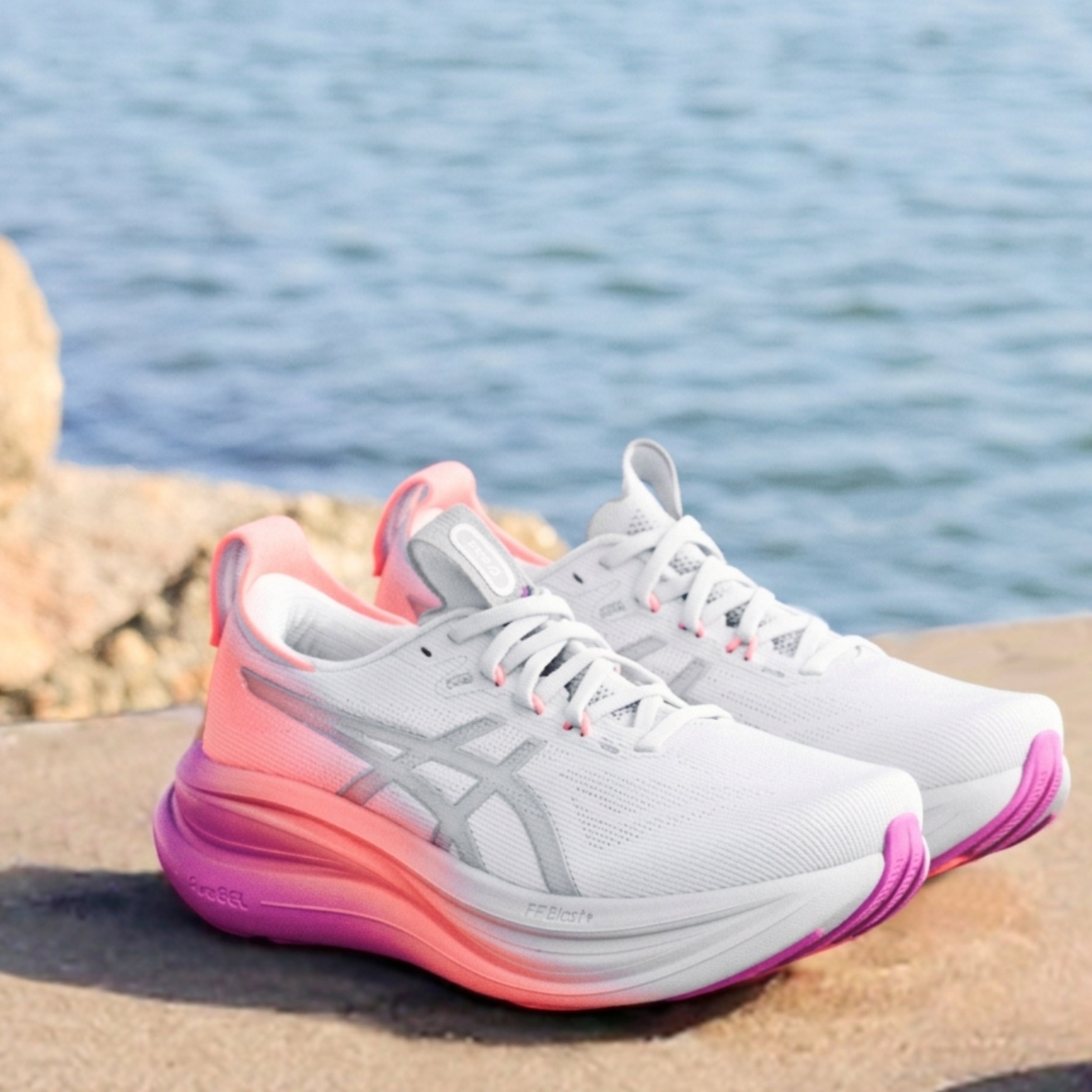 ASICS SHOE GEL-CUMULUS 28 WN SKY/SUN CORAL (SS26) – Baseline Runners