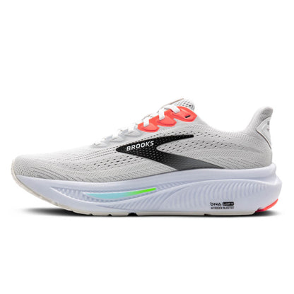 BROOKS SHOE GHOST 17 MN WHITE/PINK CLAY/GECKO (AW25)