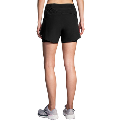 BROOKS SHORT CHASER 5INCH 2IN1 WN
