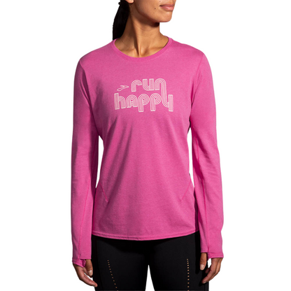BROOKS SHIRT LONG SLEEVE DISTANCE 2.0 WN