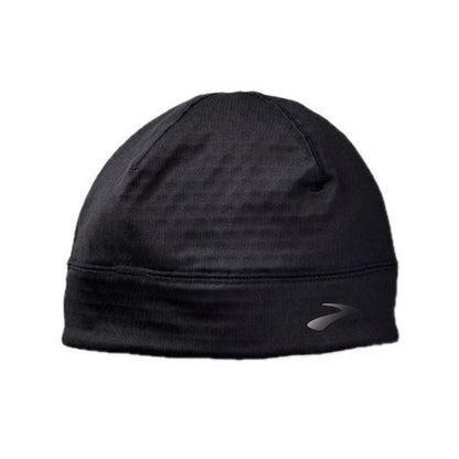 Black Brooks beanie on a white background