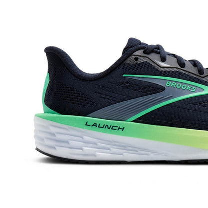 BROOKS SHOE LAUNCH 12 MN NAVY/WHITE/GREEN (AW26)