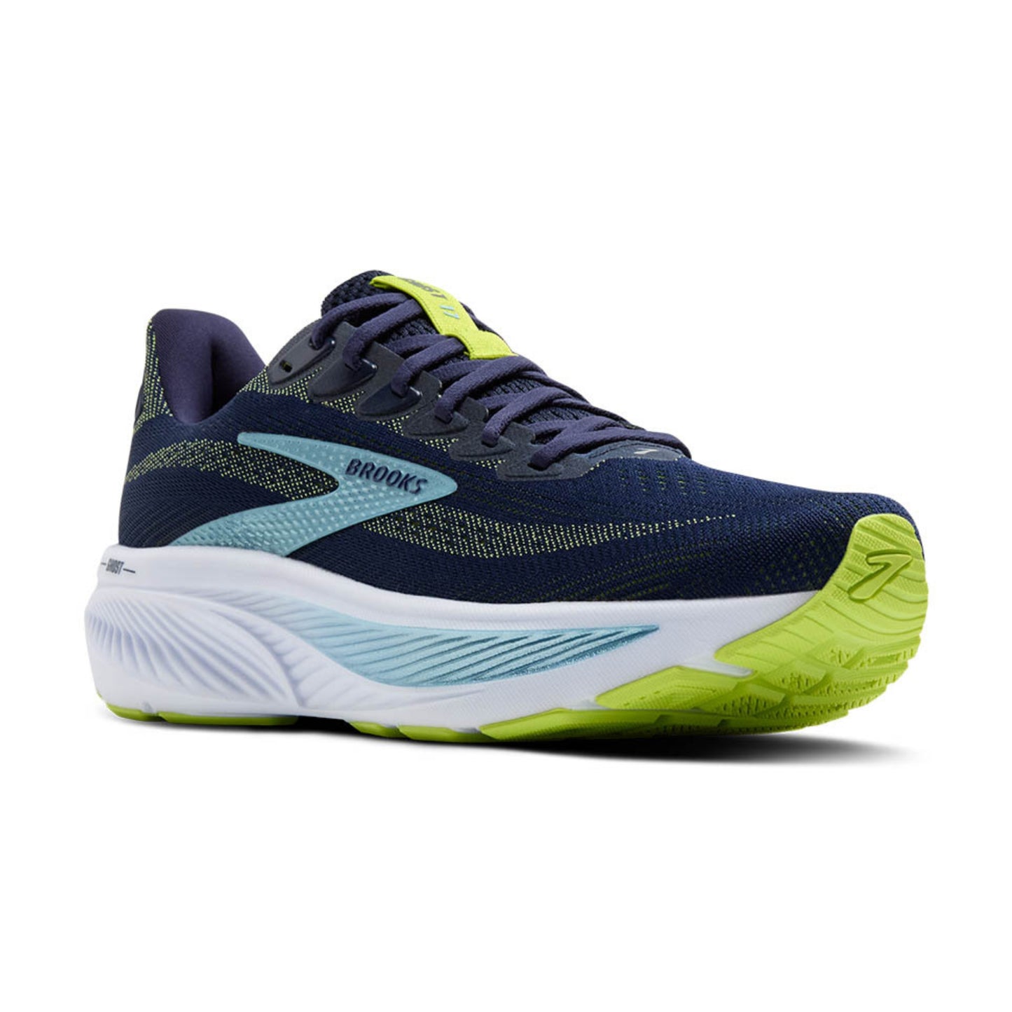 BROOKS SHOE GHOST 17 MN PEACOAT/LME/BLUE (AW25)