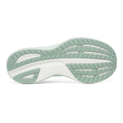 Light green and white bottom sole
