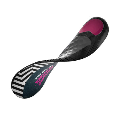 Shoe insole with 'Ground Control' branding on a white background