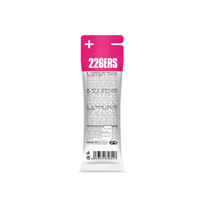 226ERS FRUCTOSE HIGH ENERGY GEL 80G