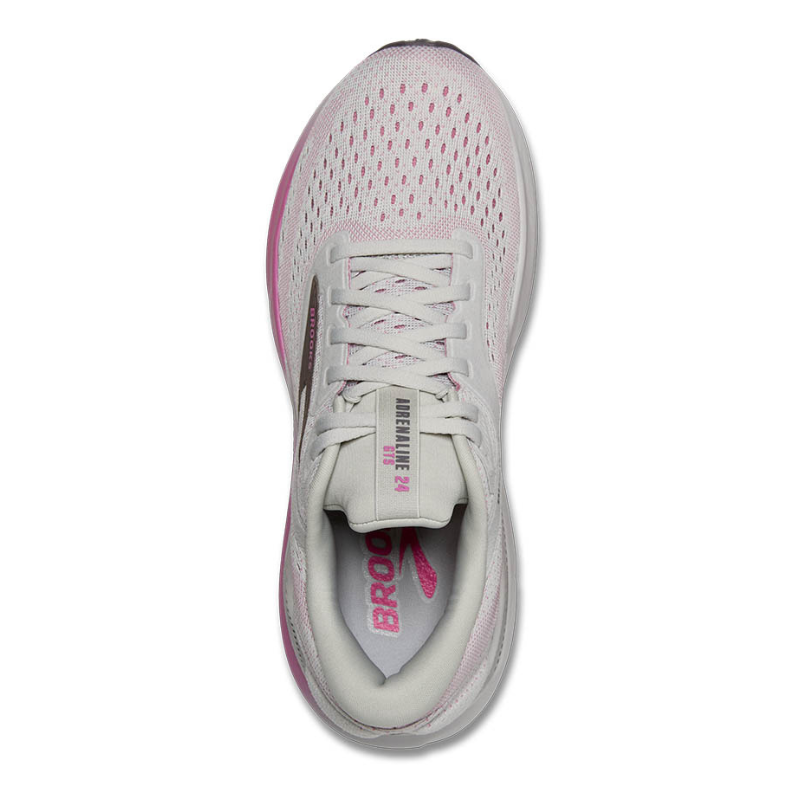 BROOKS SHOE ADRENALINE GTS 24 WN OYSTER/EXCALIBUR/PINK (AW25)