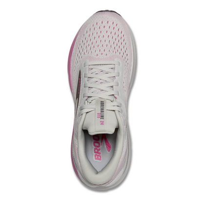 BROOKS SHOE ADRENALINE GTS 24 WN OYSTER/EXCALIBUR/PINK (AW25)
