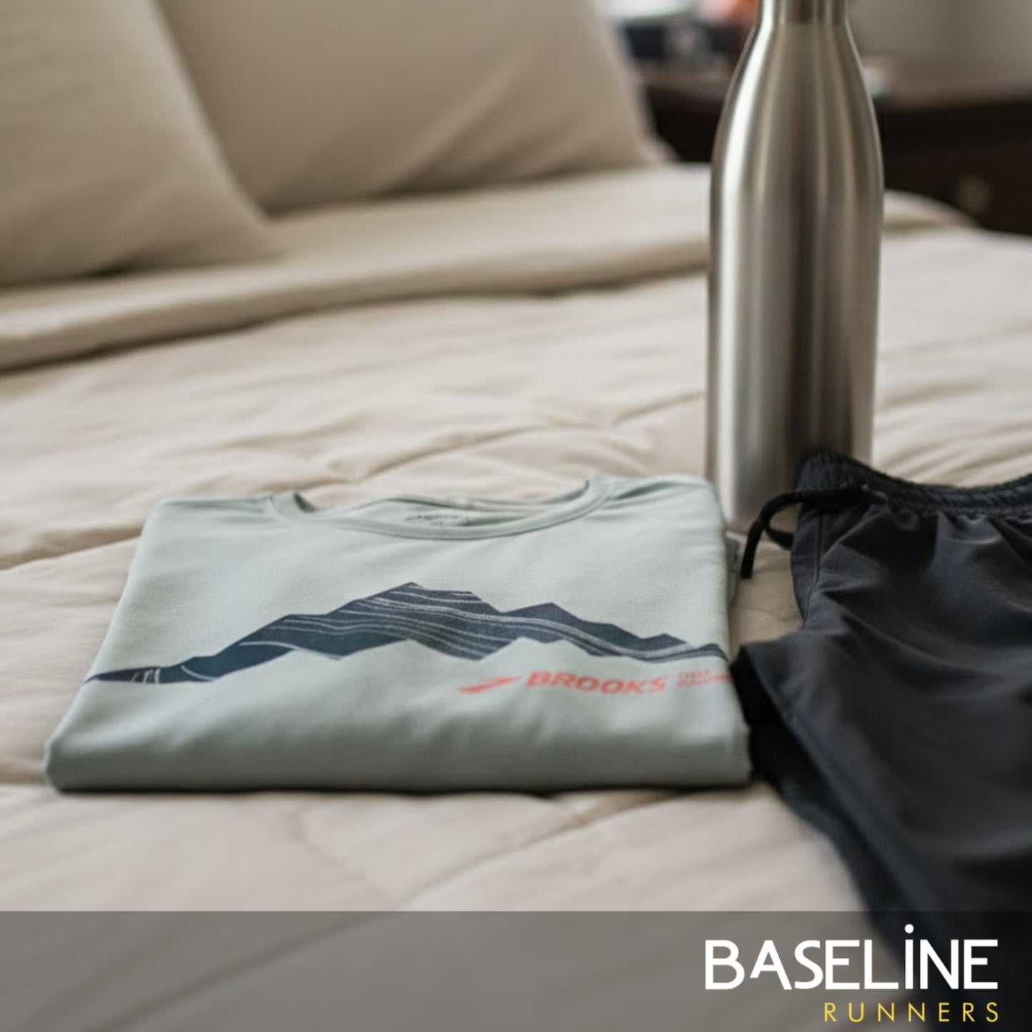 BROOKS SHIRT TEE DISTANCE 3.0 WN BIT OF BLUE/OUT OF RANGE (AW25)