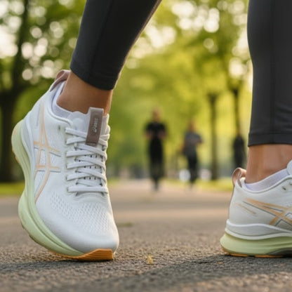 ASICS SHOE GEL-KAYANO 32 MN WHITE/ORANGE GLOW (AW25)