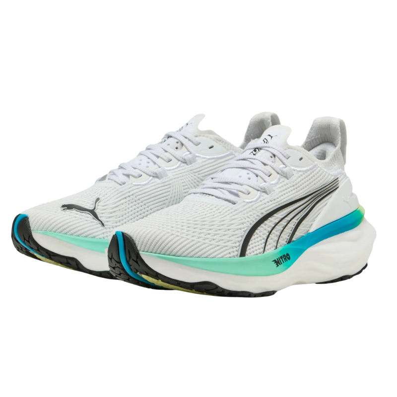 PUMA SHOE FOREVER RUN NITRO 2 WN WHITE/MINT MELT (AW25)