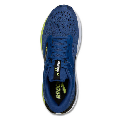 BROOKS SHOE ADRENALINE GTS 24 MN NAVY PEONY/BLACK/ACID LIME (AW25)