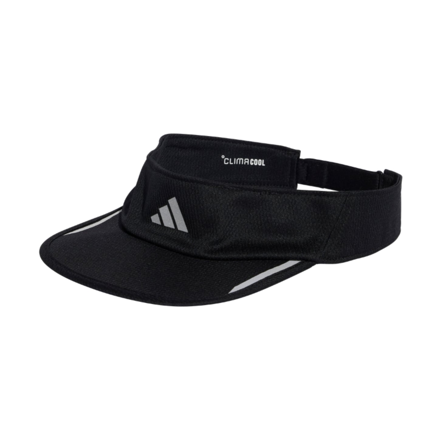 ADIDAS VISOR RUN AEROREADY BLACK/REFLECTIVE SILVER (AW25) (TBD)
