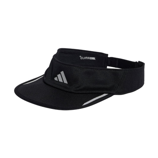 ADIDAS VISOR RUN AEROREADY BLACK/REFLECTIVE SILVER (AW25) (TBD)