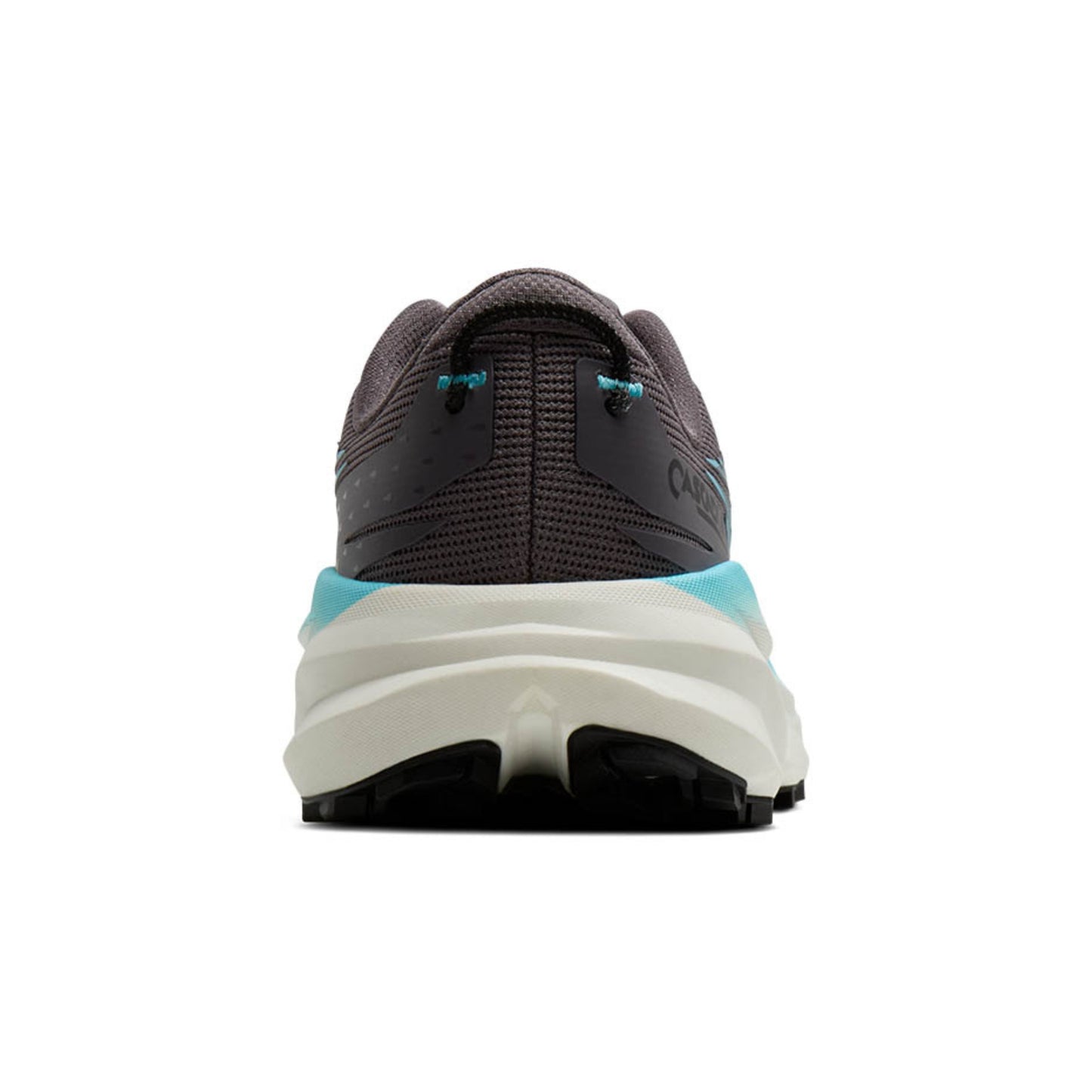 Black and blue Brooks running shoe on a white background