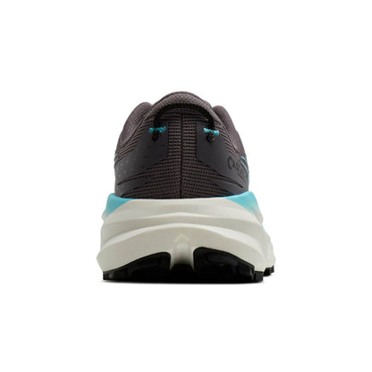 Black and blue Brooks running shoe on a white background