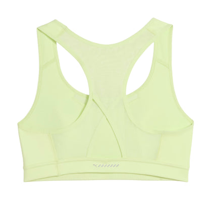 Light green sports Puma bra on a white background