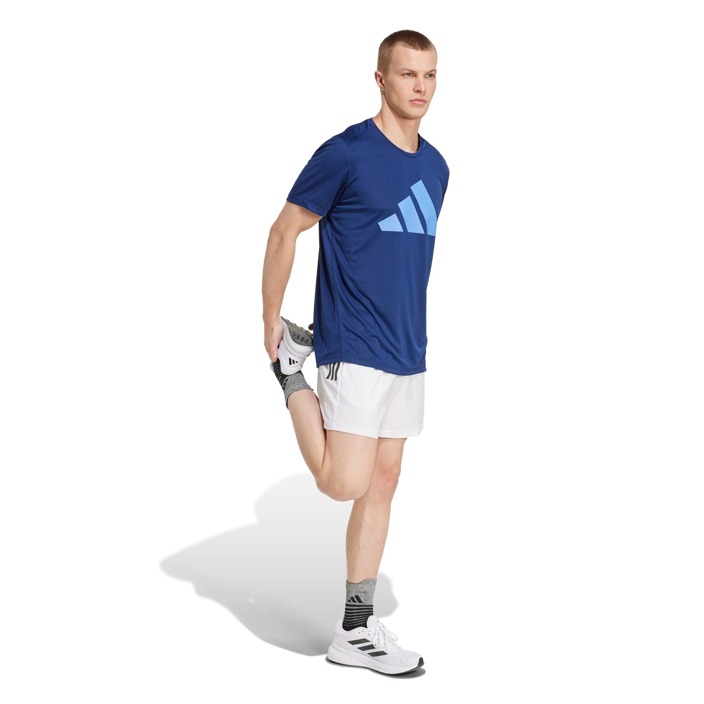 ADIDAS SHIRT TEE RUN IT MN DARK BLUE/BLUE FUSION (AW25)
