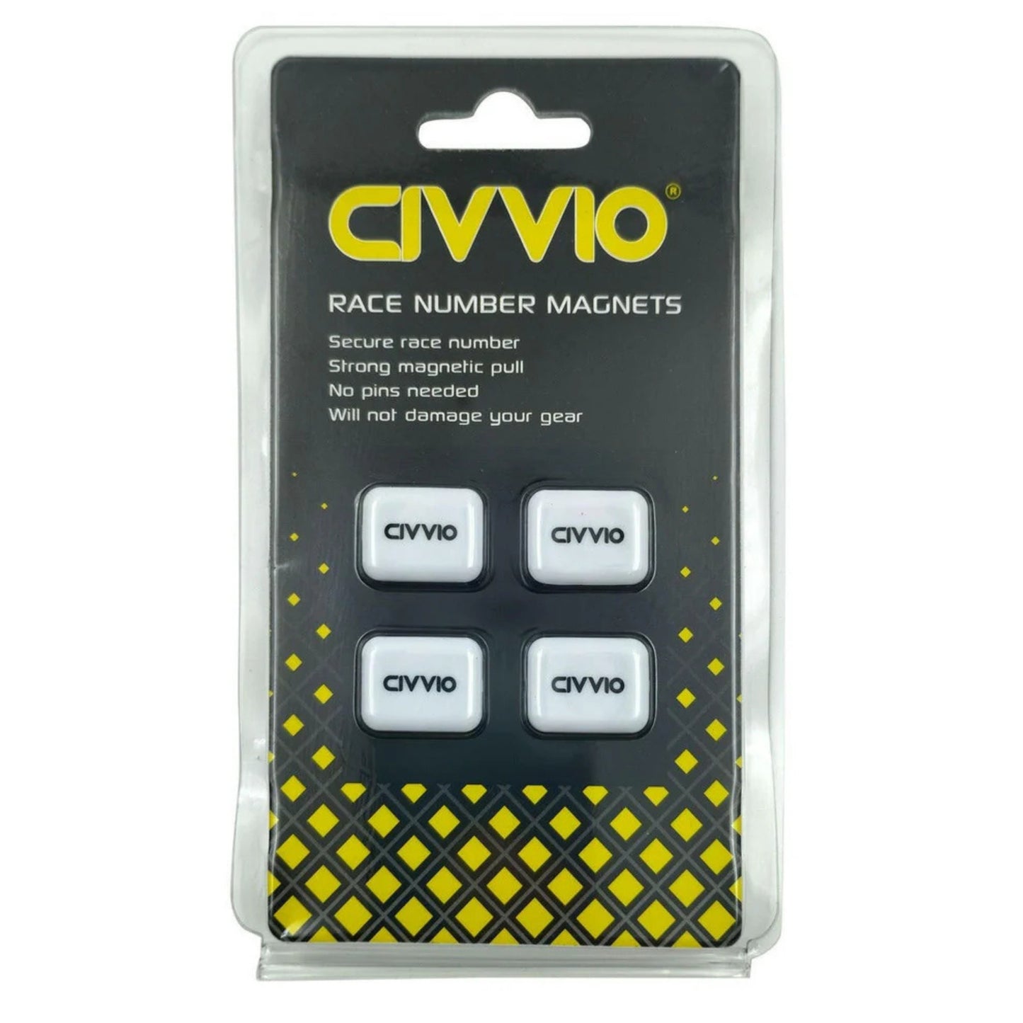 CIVVIO RACE NUMBER MAGNETS (4)