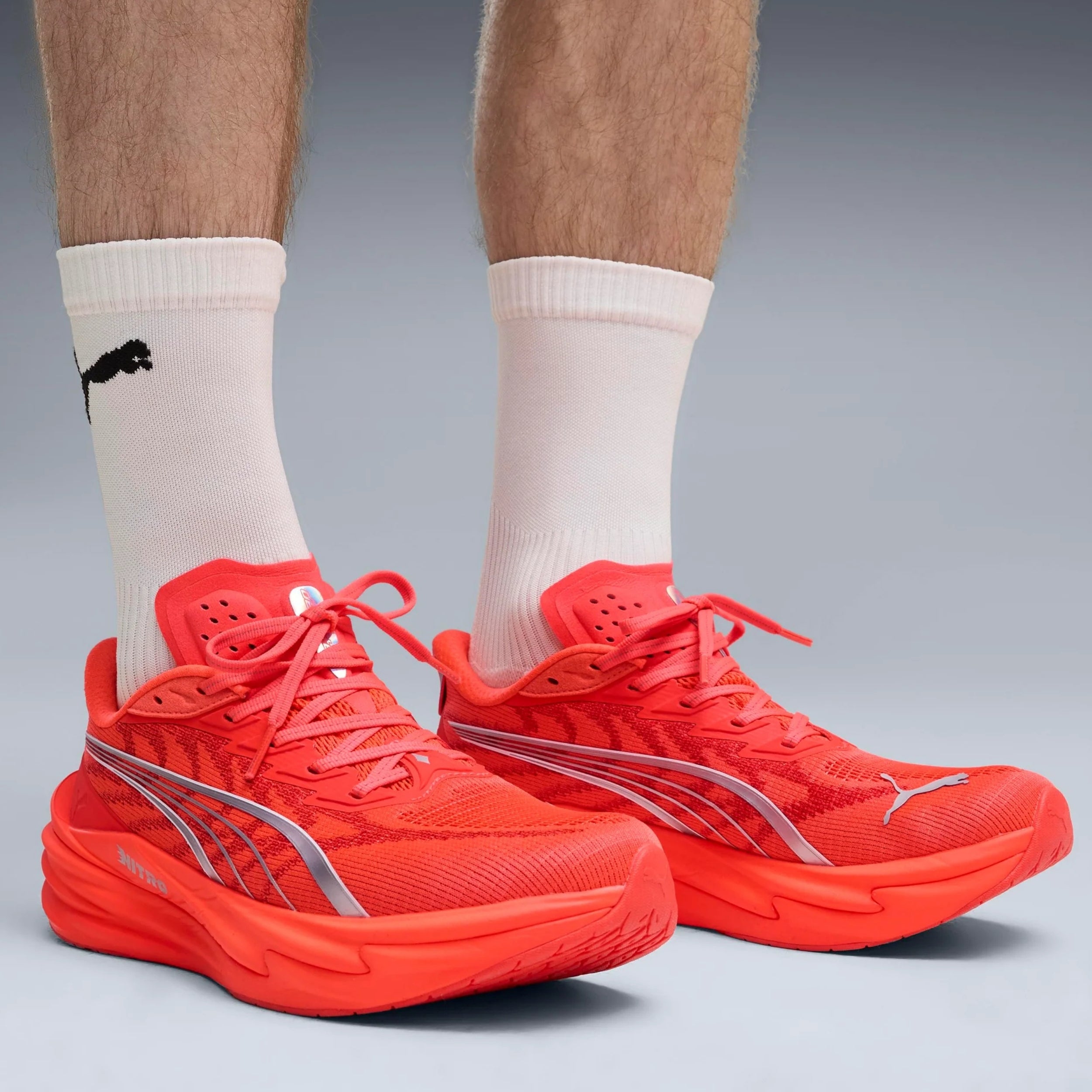 PUMA SHOE DEVIATE NITRO 4 MN ULTRA RED/SILVER (AW26) – Baseline