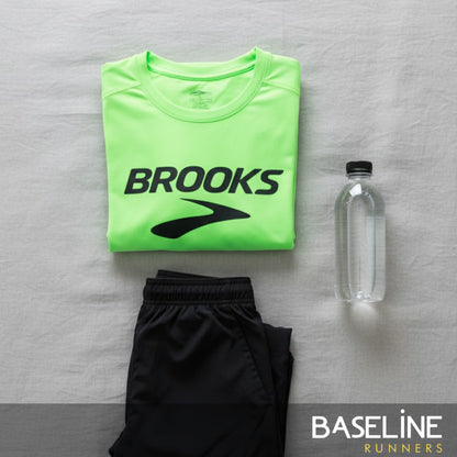 BROOKS SHIRT TEE DISTANCE 3.0 MN NEO LIMEADE (AW25)