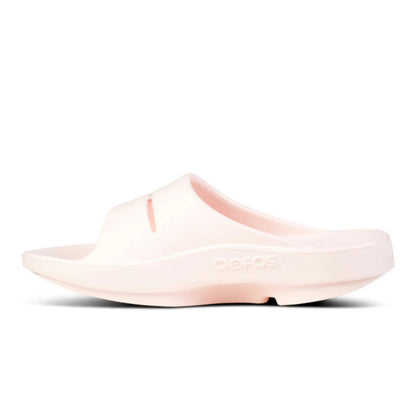 Pink sandal on a white background