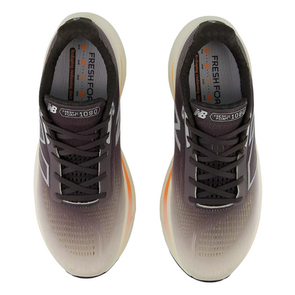 NEW BALANCE SHOE FRESH FOAM X 1080v14 MN BLACK CEMENT/ANGORA/MANGO (AW25)