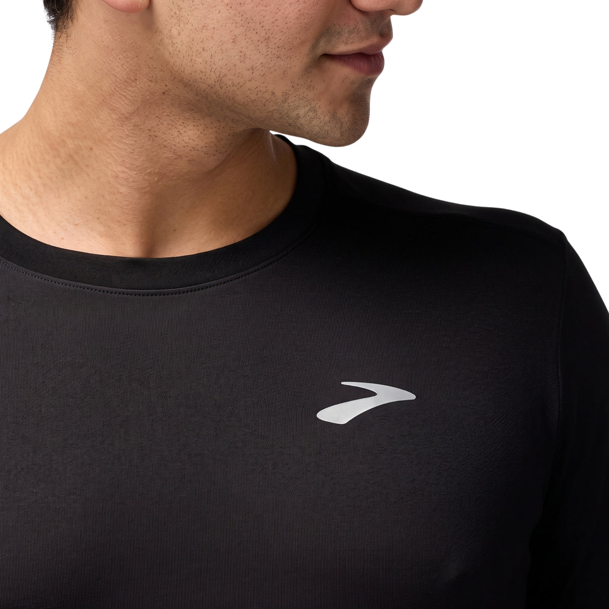 BROOKS SHIRT TEE LONG SLEEVE ATMOSPHERE 3.0 MN BLACK (AW26)