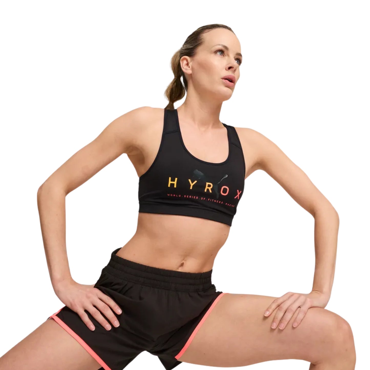 PUMA BRA RUN HYROX 4KEEPS BLACK (SS25)